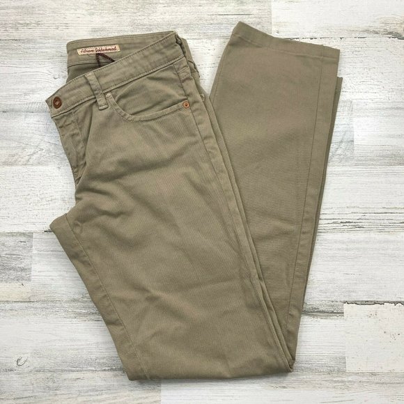 AG Adriano Goldschmied The Dietrich Khaki Jeans Lo - Picture 1 of 8